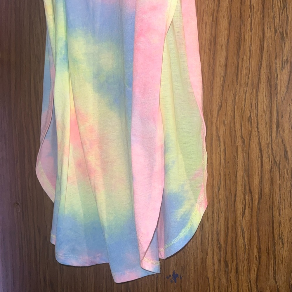 SHEIN VCAY Split Side Curved Hem Slip Dress - Picture 7 of 10